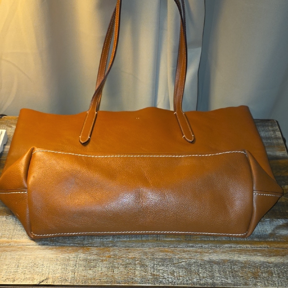 Coach x Keith Haring Leather Tote Bag with Heart Design - Picture 4 of 8